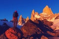 Hike in Patagonia Royalty Free Stock Photo