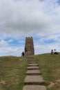 Hike to Glastonbury Tor Royalty Free Stock Photo