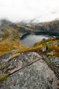 Hike to Munken, Lofoten Islands, Norway Royalty Free Stock Photo