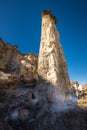 Hiker admiring a Wahweap Hoodoos near Kanab