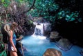 A Hiker Enjoys Morne Trois Pitons National Park on the Island of Dominica