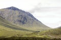 Hiker glen coe highlands scotland