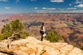 Hiker in Grand Canyon National Park, USA Royalty Free Stock Photo