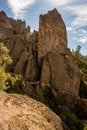 Hiker Heading Toward The Tunnel In Pinnacles Royalty Free Stock Photo