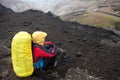 Hiker Laugavegur Trek - Iceland