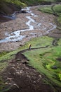 Hiker Laugavegur Trek - Iceland