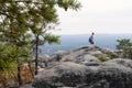 Hiker on mountain