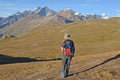 Hiker in the Mountains