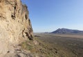 A Hiker in Picacho Peak State Park, Arizona Royalty Free Stock Photo