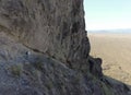 A Hiker in Picacho Peak State Park, Arizona Royalty Free Stock Photo