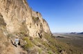 A Hiker in Picacho Peak State Park, Arizona