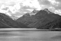 Hikers & Bikers Paradies at Lake Silvretta in Montafon valley