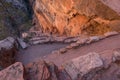 Hikers Climb Walters Wiggles As Early Morning LIght Hits