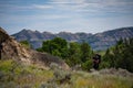 Hikers Enjoying the Badlands of North Dakota