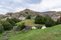 Hikers Enjoying the Badlands of North Dakota Royalty Free Stock Photo