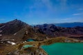 Emerald lake on tongariro crossing Royalty Free Stock Photo