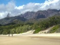 Hikers, Hinchinbrook Island Royalty Free Stock Photo