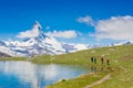 HIkers on the Matterhorn view trail