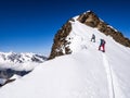 Hikers on the mountains