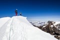 Hikers on the mountains