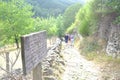 Hikers Retreat in the Ardeche Countryside Royalty Free Stock Photo