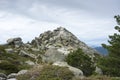 Hikers in Siete Picos Seven Peaks range