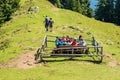 Hikers Take a Lunch Break in Mountain - Carnic Alps Austria