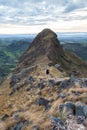 Hikers in the morning Royalty Free Stock Photo