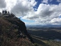 Hikers on top of Grandfather Mountain