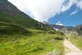 Gamsgrube Nature hiking trail at Grossglockner, Austria.