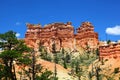 Stunning China Wall in Bryce Canyon National Park Royalty Free Stock Photo