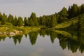 Hiking on the Alp Flix Royalty Free Stock Photo