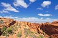 Hiking in Arches National Park Royalty Free Stock Photo