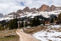 Hiking area schlern-rosengarten