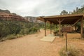 Sedona Hiking Trail And Picnic Shelter In Arizona