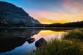 Hiking the backcountry of Glacier National Park Royalty Free Stock Photo