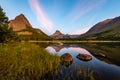 Hiking the backcountry of Glacier National Park Royalty Free Stock Photo