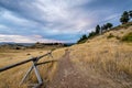 The trails around Horsetooth Reservoir Royalty Free Stock Photo