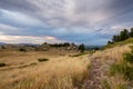 The trails around Horsetooth Reservoir Royalty Free Stock Photo