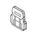 hiking backpack for hunting isometric icon vector illustration Royalty Free Stock Photo