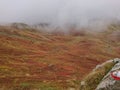 Hiking below the clouds, mount libro aperto