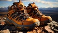 Hiking boot pairs with nature, adventure, and exploration generated by AI