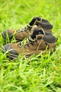 Hiking boots Royalty Free Stock Photo