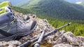 Hiking boots Royalty Free Stock Photo