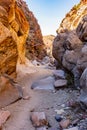 Hiking Through Canyon toward Upper Burro Mesa Pouroff Royalty Free Stock Photo