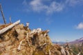 Hiking Castle Peak in Gifford Pinchot National Forest Royalty Free Stock Photo