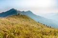 Hiking at Chang Puak mountain Royalty Free Stock Photo