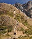 Hiking in Ciucas Mountains Royalty Free Stock Photo