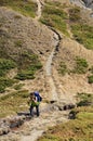 Hiking in Ciucas Mountains Royalty Free Stock Photo