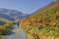 Hiking in Coledale Royalty Free Stock Photo
